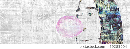 Contemporary art fashion background.  59285904