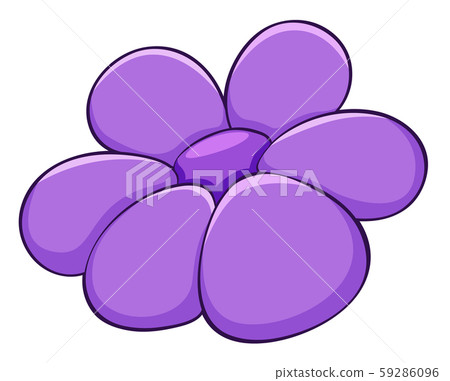 Single flower in purple color Single flower in purple color 59286096