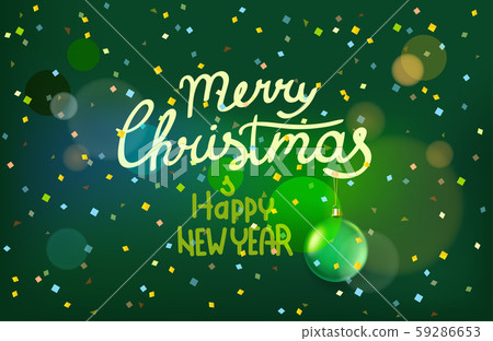 Merry christmas and happy new year card Merry christmas and happy new year card 59286653