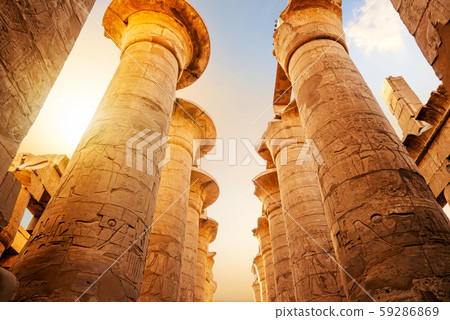 Columns in Luxor Temple 59286869