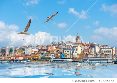 Bosphorus and Galata tower 59286872