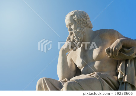 classic statue of Socrates 59288606