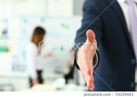 Witty male in office Witty male in office 59289881