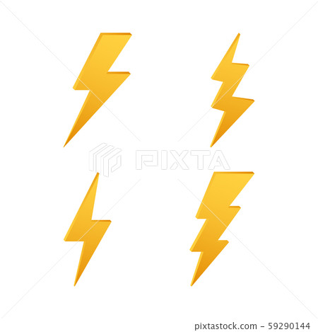 Lightning bolt. Thunder bolt, lighting strike Lightning bolt. Thunder bolt, lighting strike 59290144