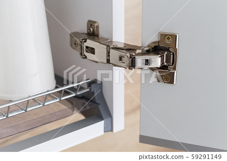 Door hinge of cabinet for drying dishes. Door hinge of cabinet for drying dishes. 59291149