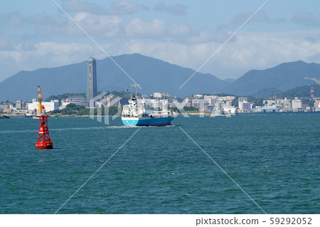 從門司大里區看關門海峽的景色 59292052
