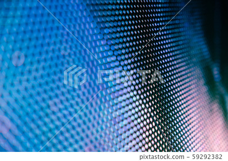 CloseUp LED blurred screen. LED soft focus CloseUp LED blurred screen. LED soft focus 59292382