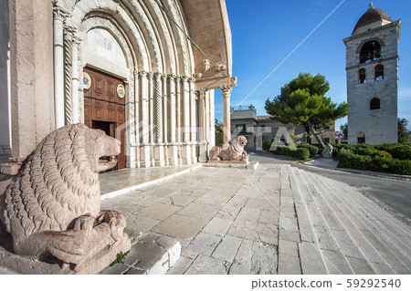 At the Duomo Cathedral San Ciriaco in Ancona 59292540