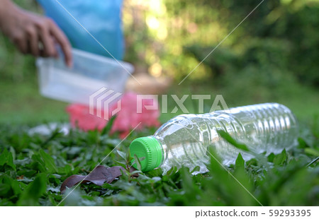 Close up of plastic container or bottle. Stop Close up of plastic container or bottle. Stop 59293395