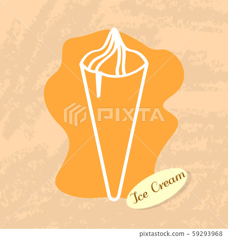 Vintage ice cream cone Vintage ice cream cone 59293968