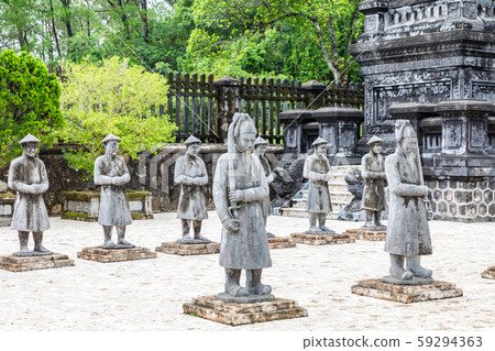 Stone statue in the garden Kaydin Mausoleum Vietnam 59294363