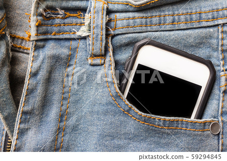 jeans and mobile phone. Phone in your pocket jeans jeans and mobile phone. Phone in your pocket jeans 59294845