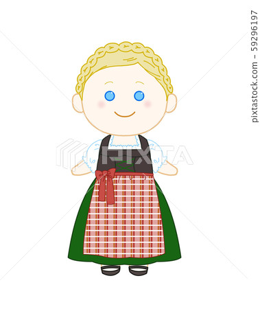 German folk costume Dirndl 59296197