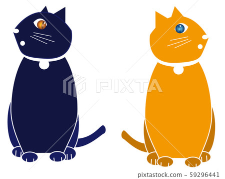 Cats who are a little worried Cats who are a little worried 59296441