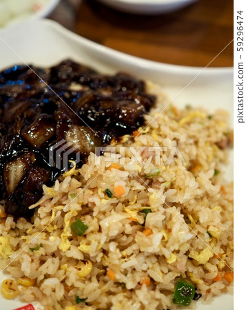 亞洲食品蔬菜炒飯 亞洲食品蔬菜炒飯 59296474