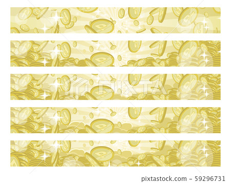Coin Rush 4 Background Banner Background Set Stock