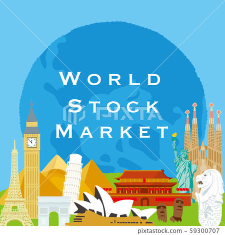 世界股市海報 世界股市海報 59300707