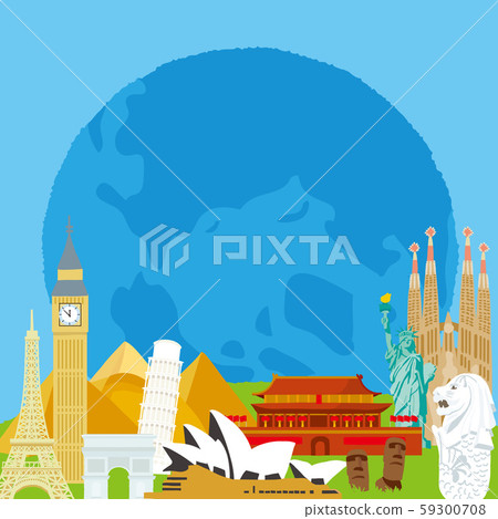 World image background illustration 59300708
