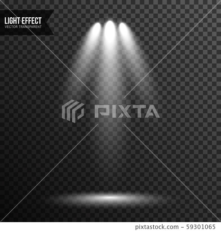 Spotlight illuminated scene, light stage, podium vector transparent 59301065