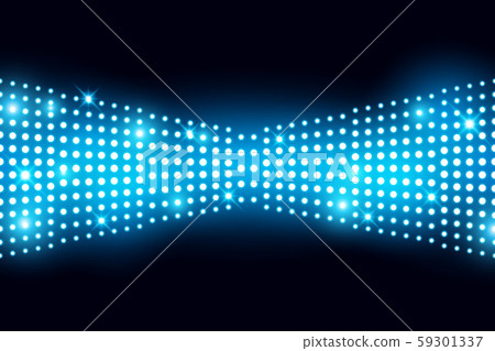 Wall led blue light screen with lightbulp background vector illustration 59301337