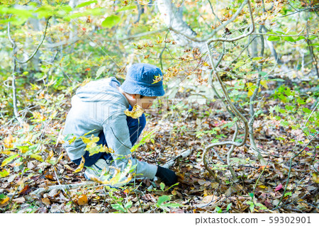 Autumn enjoying mushroom picking Autumn enjoying mushroom picking 59302901