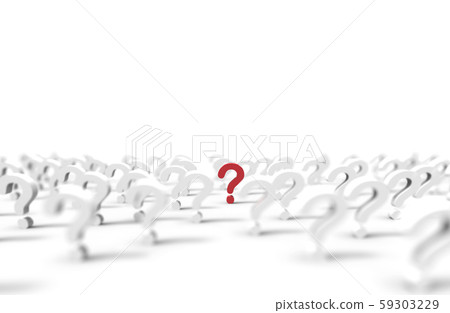 Group of question mark icon isolated on white background. Illustration. 59303229