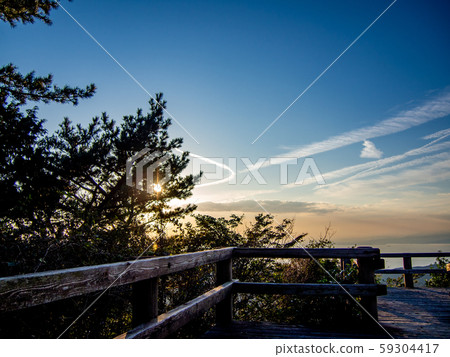 [Izu City, Shizuoka Prefecture] Evening view from Toda Pass Observatory [Autumn] 59304417