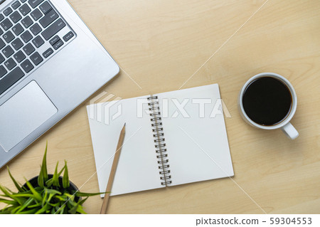 Office desk workspace and table background. 59304553
