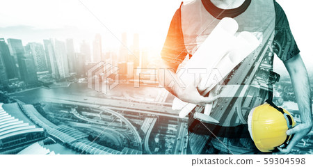 Future building construction engineering project. Future building construction engineering project. 59304598