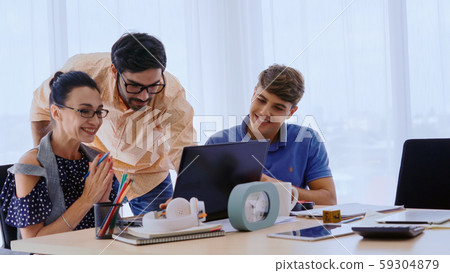 Group meeting of creative business people office. Group meeting of creative business people office. 59304879