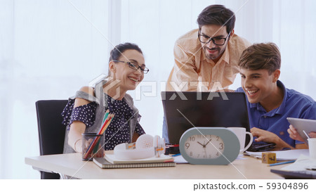 Group meeting of creative business people office. Group meeting of creative business people office. 59304896