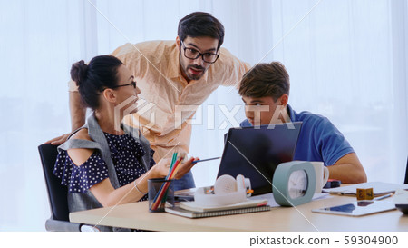 Group meeting of creative business people office. Group meeting of creative business people office. 59304900