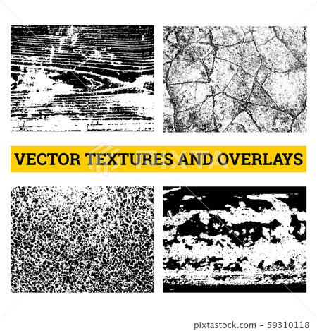 Abstract halftone vector illustration. Grunge textures and overlays for background and design. Abstract halftone vector illustration. Grunge textures and overlays for background and design. 59310118