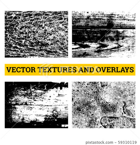 Abstract halftone vector illustration. Grunge textures and overlays for background and design. 59310119