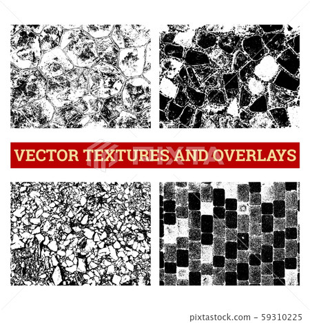 Abstract halftone vector illustration. Grunge textures and overlays for background and design. Abstract halftone vector illustration. Grunge textures and overlays for background and design. 59310225