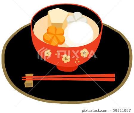 Osai boiled rice on a tray Osai boiled rice on a tray 59311997