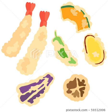 Japanese food Japanese food tempura set 59312006