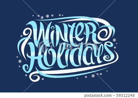 Vector greeting card for Winter Holidays Vector greeting card for Winter Holidays 59312248