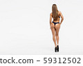 Sensual woman in lingerie and high heels 59312502