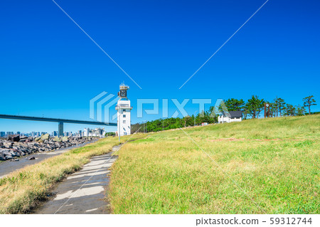 東京若須海濱公園的風景 59312744