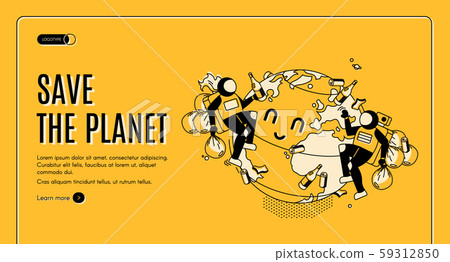 Save the planet earth day celebration landing page 59312850