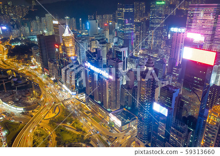 18 Oct 2019 A view from Causeway Bay a skyscraper 18 Oct 2019 A view from Causeway Bay a skyscraper 59313660