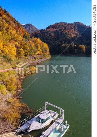 October of the Toyohira Gorge Dam October of the Toyohira Gorge Dam 59314282