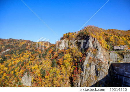 October of the Toyohira Gorge Dam October of the Toyohira Gorge Dam 59314320