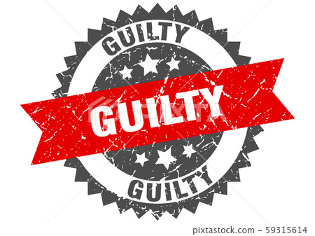 guilty grunge stamp with red band. guilty guilty grunge stamp with red band. guilty 59315614
