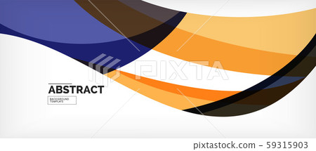 Colorful wave lines abstract background, color line for business or techno presentation Colorful wave lines abstract background, color line for business or techno presentation 59315903