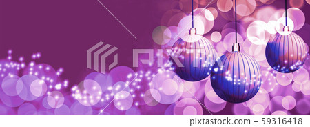 Glitter background ornament banner Glitter background ornament banner 59316418