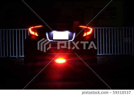 Car tail lamp and rear fog lamp 59318537