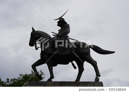 Date Masamune horse riding statue Date Masamune horse riding statue 59318684