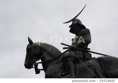 Date Masamune horse riding statue Date Masamune horse riding statue 59318685